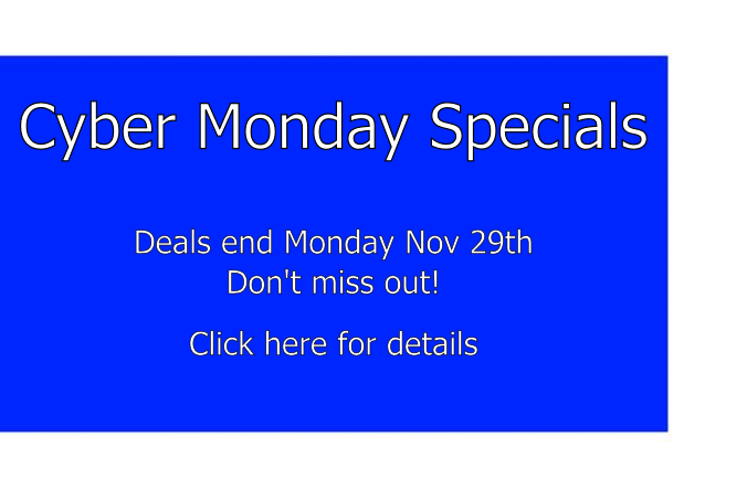 blog baseball specials 112815 - Cyber Monday Special