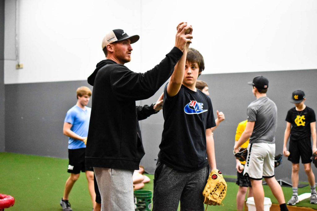 Pitching lessons and pitching program in kansas city baseball training facility 1 1024x682 - Bob Zimmermann